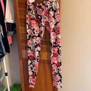 Floral leggings